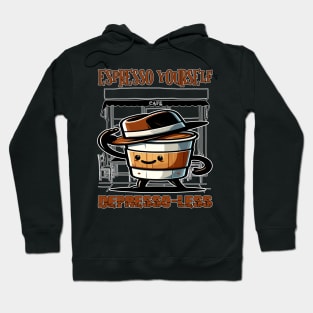 Perky Espresso, Brew Your Day Right Hoodie